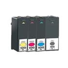 4 Cartucce di inchiostro Lexmark 100XL 105XL 108XL (1x NERO + 1x CIANO + 1x MAGENTA + 1x GIALLO) 