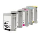 5 compatibile Cartucce d'inchiostro HP 940XL (2 x NERO 940XL + 1 x CIANO 940XL + 1 x MAGENTA 940XL + 1 x GIALLO 940XL) 