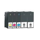 5 Cartucce di inchiostro Lexmark 100XL 105XL 108XL (2x NERO + 1x CIANO + 1x MAGENTA + 1x GIALLO) 