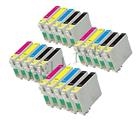 20 Cartucce di inchiostro Epson (8 x Nero T1301 + 4 x Ciano T1302 + 4 x Magenta T1303 + 4 x Giallo T1304) 