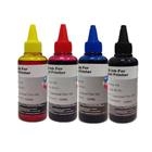 KIT Ricarica cartucce 4 x 100ml universale inchiostro colori per Brother, Canon, Epson ,HP ,LEXMARK ,XEROX, DELL.