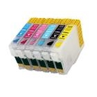 6 CARTUCCE VUOTE RICARICABILI AUTORESETTANTI PER EPSON T0801 T0802 T0803 T0804 T0805 T0806