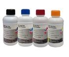 KIT Ricarica cartucce 4 Flaconi 250ml universale inchiostro colori per Brother Cano Epson HP