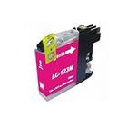 Cartuccia per Brother LC-123 magenta con CHIP 