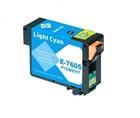 Cartuccia compatibile per Epson T7605 light ciano